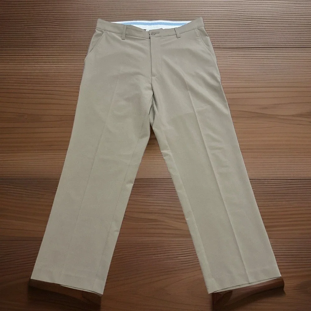 FootJoy Pants Mens 34x30 FJ Beige Regular Fit Performance Stretch Chino Golf